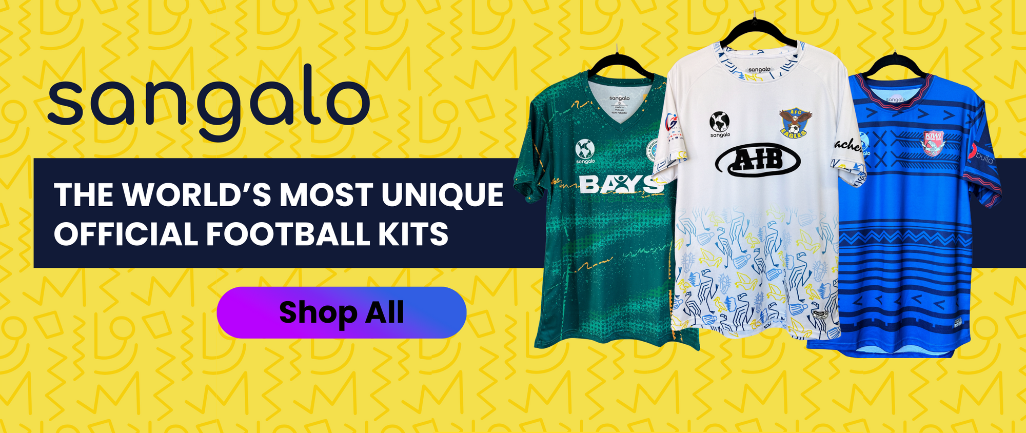 Sangalo – The World's Most Unique Official Football Kits. Shop official new jerseys of rare clubs from around the world and support football growth.