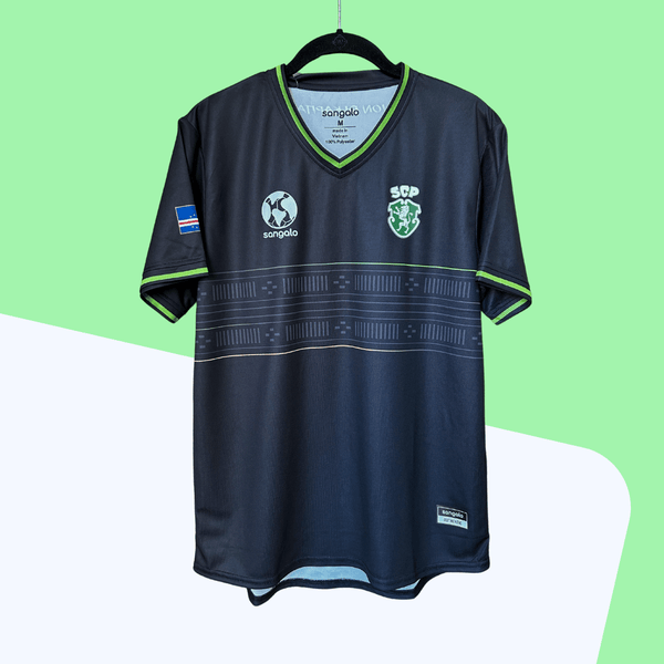 Sporting Clube da Praia of Cape Verde official away football kit designed and produced by Sangalo